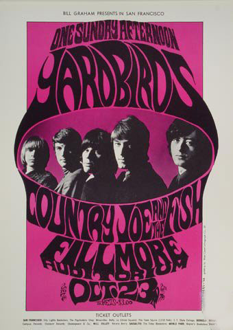 The Yardbirds Postcard
